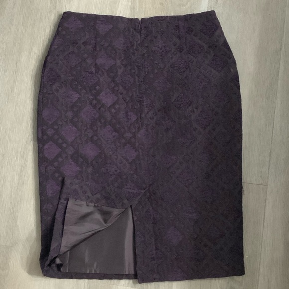Joe Fresh Dark Purple Pencil Skirt - Picture 4 of 6
